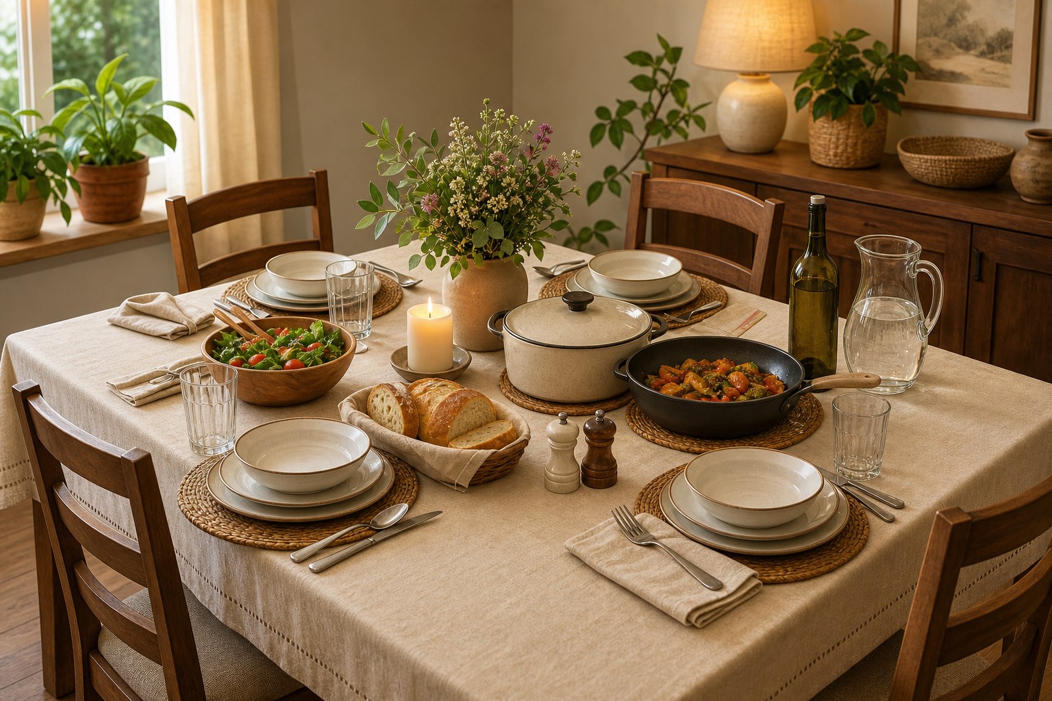 La mesa del comedor / שולחן אוכל