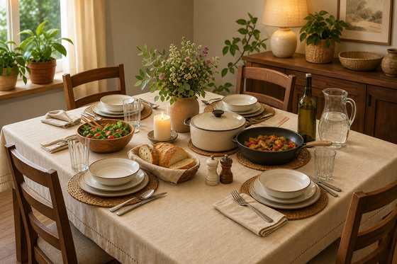 La mesa del comedor / Dining table