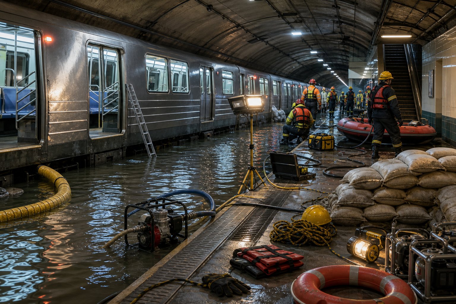 El Metro Inundado / מטרו מוצף