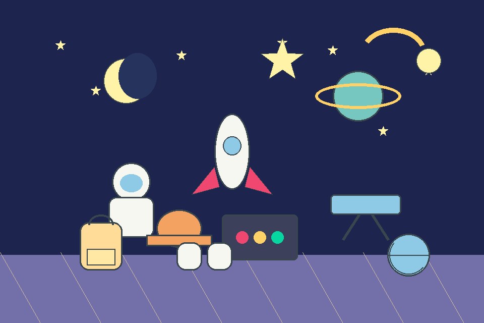El juego espacial / משחק חלל