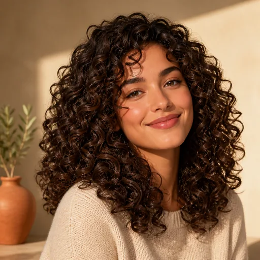 curly hair