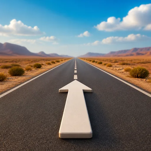 straight ahead