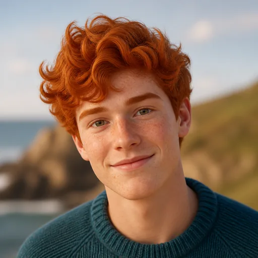 red-haired