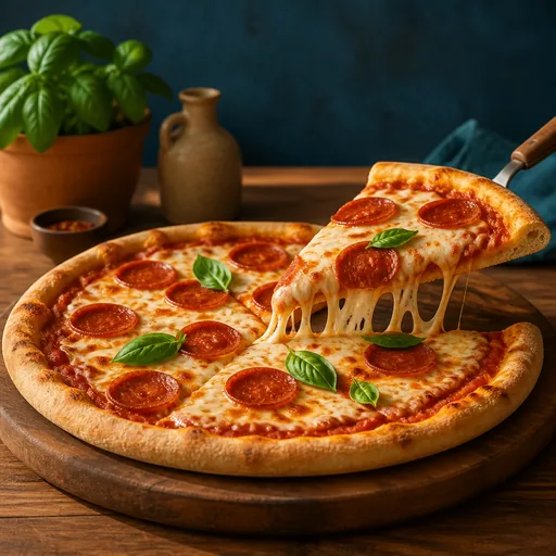 a pizza