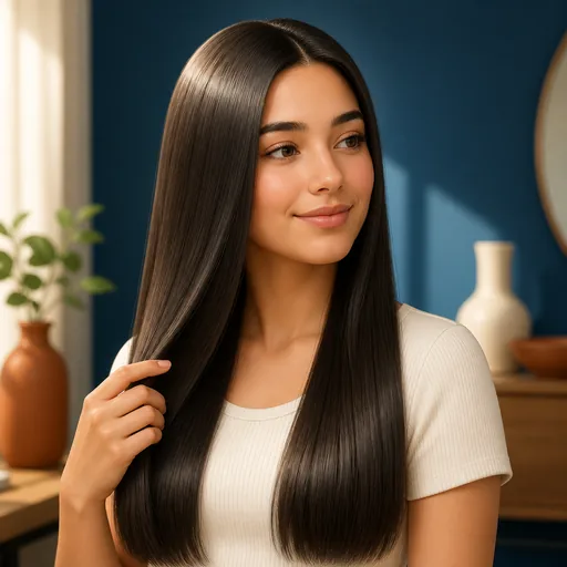 straight hair